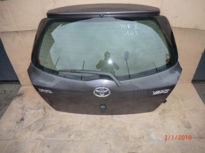 Toyota yaris ii 06-11 крышка багажника задняя лак 1g3 фото №1