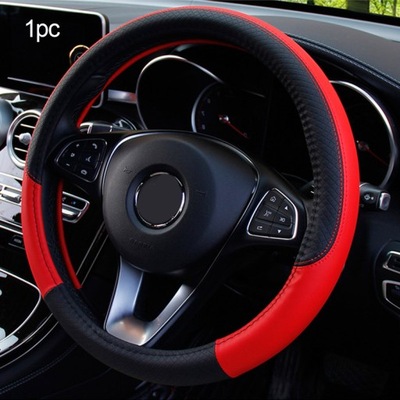 SEAMETAL 38cm Steering Wheel Cover PU Leather Anti фото