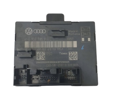 Модуль блок керування двері 4f0959795p audi a6 c6 фото №1