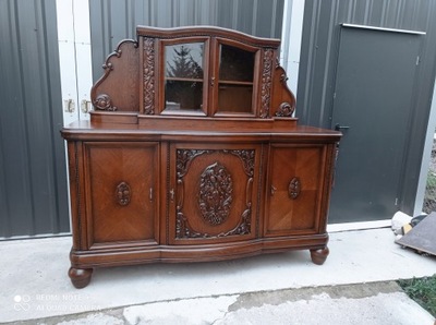 WITRYNA KREDENS BUFET ANTYK