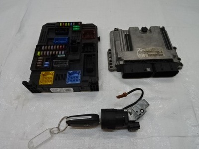 Opel combo e 1.5 bluehdi бортовий комп'ютер набір стартовий ключ замок запалювання фото №1