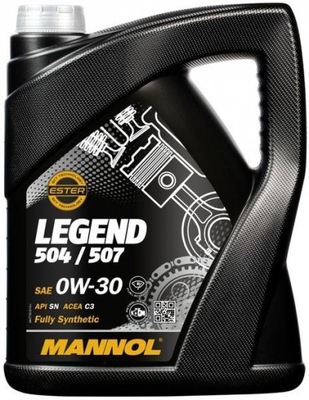 MANNOL 7730 LEGEND 504/507 ALYVA VARIKLIO 0W30 5L 