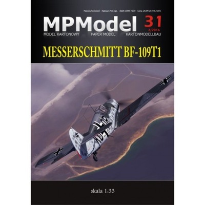 MPModel 31 - Samolot Messerschmitt Bf-109 T1 1:33