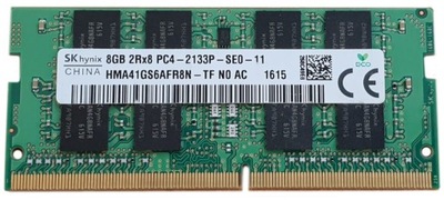 Pamięć RAM SK HYNIX DDR4 8GB 2Rx8 PC4 2133P 2133MHz SODIMM HMA41GS6AFR8N-TF