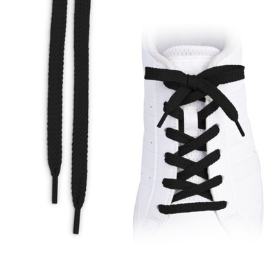 Czarne sznurówki sznurowadła do butów 150 cm