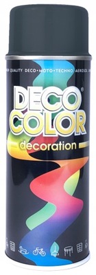 DECO COLOR farba spray 400ml ANTHR ANTRACYT RAL7016