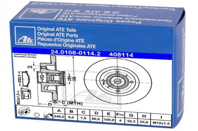 Диск тормозная с подшипник renault twingo ii 1.6 фото №1