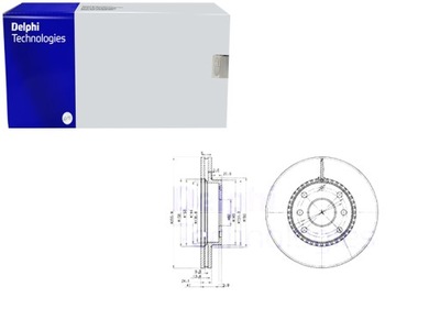 DISCOS DE FRENADO 2 PIEZAS PARTE DELANTERA CHEVROLET EPICA REZZO DAEWOO TACUMA  