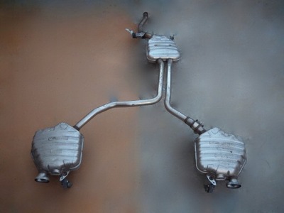 Audi a6 a7 4g вихлоп гасник фото №1