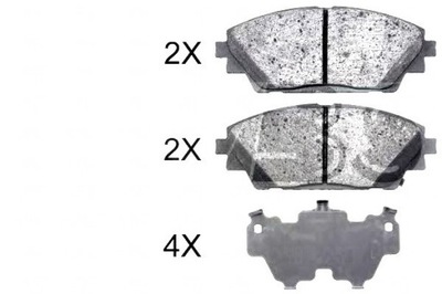 A.b.s. гальмівні колодки гальмівні mazda 3 1.5 bm фото №1