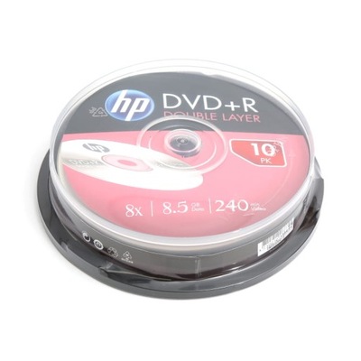 Płyty DVD Hewlett Packard DVD+R DL 8,5 GB 10 szt.