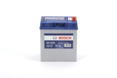 BO 0092S40180 АККУМУЛЯТОР BOSCH S4 40AH, 330A, L- 187X1