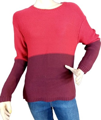 Sweter czerwono bordowy ZABAIONE roz. S