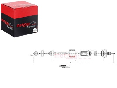 CABLE CONJUNTO DE EMBRAGUE METZGER  