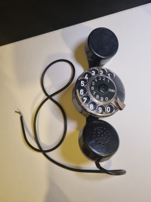 Telefon serwisowy, RFT - słuchawka Vintage z PRL