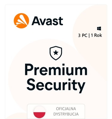 AVAST Premium Security 3PC/12mc - 2025