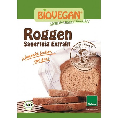Zakwas chlebowy żytni w proszku BIO 30g Biovegan