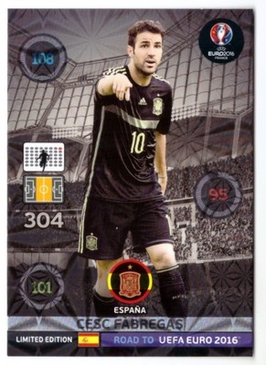 ROAD TO EURO 2016 PANINI LIMITED EDITION Cesc Fabregas