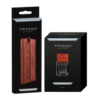 FRESSO SNOW PEARL PERFUMY AUTOMOTIVE 50 ML + BRACING  