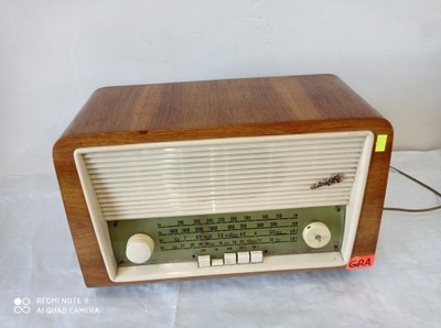 STARE RADIO LAMPOWE - ILMENAU 4880 - NR FAB. 5... - 1961 ROK - GRA