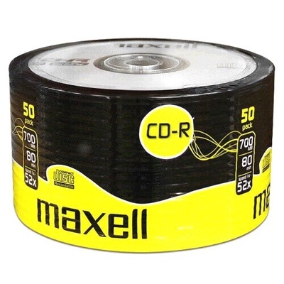 PŁYTA CD-R 50SZT 700MB 80MIN MAXELL 52x