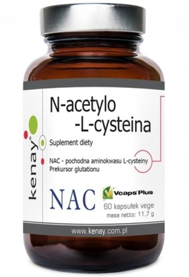 NAC N-Acetyl Cysteina N-acetylo KENAY 60 kaps.