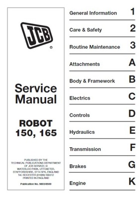 JCB Service Manual ROBOT 150, 165