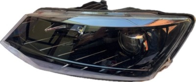 Лампа левая skoda fabia iii 3 линза + led 6v1941015b фото №1