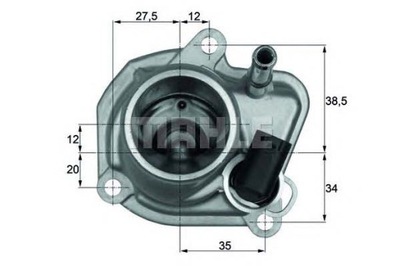 TERMOSTATO CHRYSLER 87C 2,2CRD BEHR  