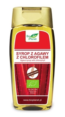 Syrop z agawy z chlorofilem 350 g 250ml Bio Planet