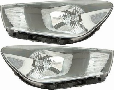 Фары лампы kia rio iv 17- kpl l+p фото №1