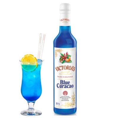 Victoria's Syrop barmański Blue Curacao 490 ml