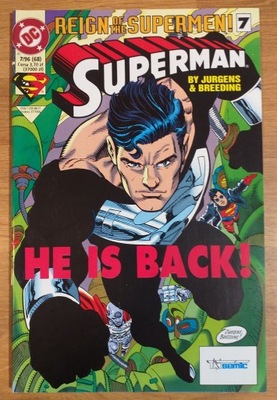 Superman 7/96, TM-Semik, bdb