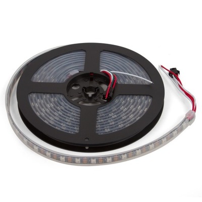 Taśma RGB SMD5050, WS2812B,czarna, IP67,60d/m 5 m