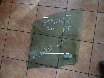 Scenic ii 04' скло двері лівий перед фото №1