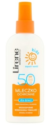 Mleczko na słońce Lirene 50 SPF 150 ml z wanilią