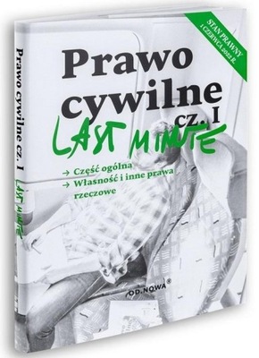 LAST MINUTE. PRAWO CYWILNE CZ.1 1.06.2022 ANNA GÓLSKA