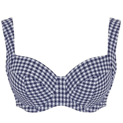 Panache Swim GINGHAM navy bikini Olivia 70FF 32FF