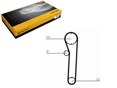 CONTINENTAL CTAM РЕМЕНЬ ГРМ DAIHATSU CHARMANT SUBARU JUSTY I