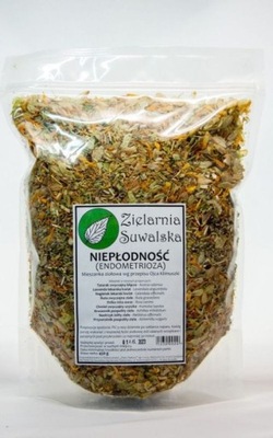 Zioła Niepłodność - endometrioza - 450g Zielarnia Suwalska