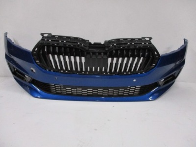 Бампер перед skoda fabia 21r pod 6x pdc радар фото №1