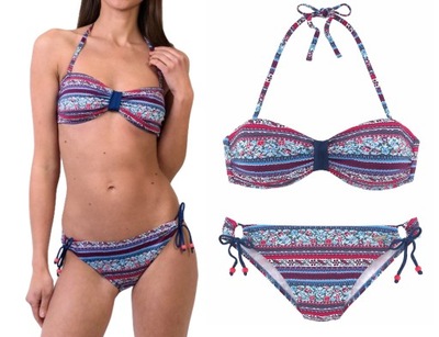 48K LASCANA BIKINI STRÓJ KOSTIUM KĄPIELOWY 36 A/B