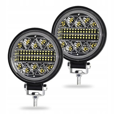 ФАРА РОБОЧА ГАЛОГЕНКА СВЕТОДИОД LED CREE 12V 24V 420W 2 SZT. фото