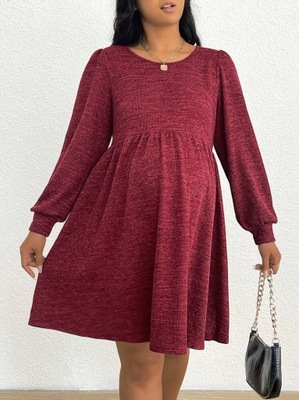 SHEIN BORDOWA SUKIENKA MARSZCZENIA (3XL)