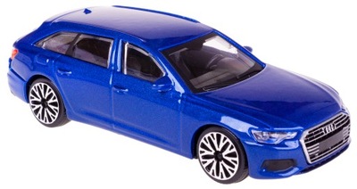 AUDI A6 AVANT MODEL METALOWY BBURAGO 1:43 NIEBIESKI #124