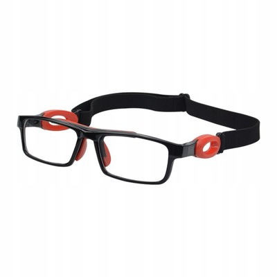 Profesjonalne okulary do koszykówki anty czarne