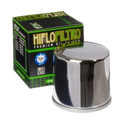 FILTER OILS HIFLOFILTRO HF204C CHROME DO HONDA KAWASAKI YAMAHA  