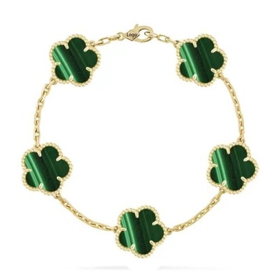 Lucky Flower Clover Necklace 18K Gold Plated