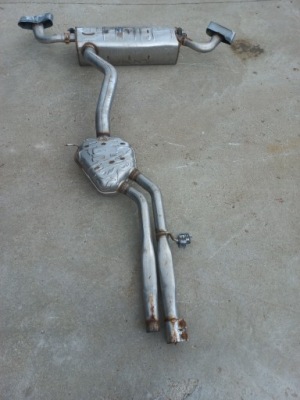 Audi q7 4m 15- гаситель труба выхлоп 4m0253611n фото №1