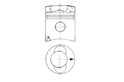 KOLBENSCHMIDT PISTÓN SR 102MM STD DEUTZ FENDT 200 300 F CARRARO 3000 8  